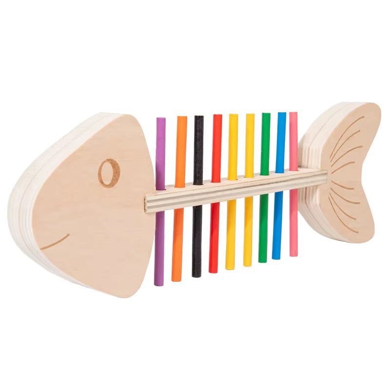 Rainbow Fish Bone Colour Matching Game