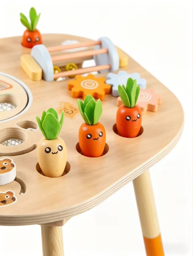 Wooden Baby Montessori Activity Table