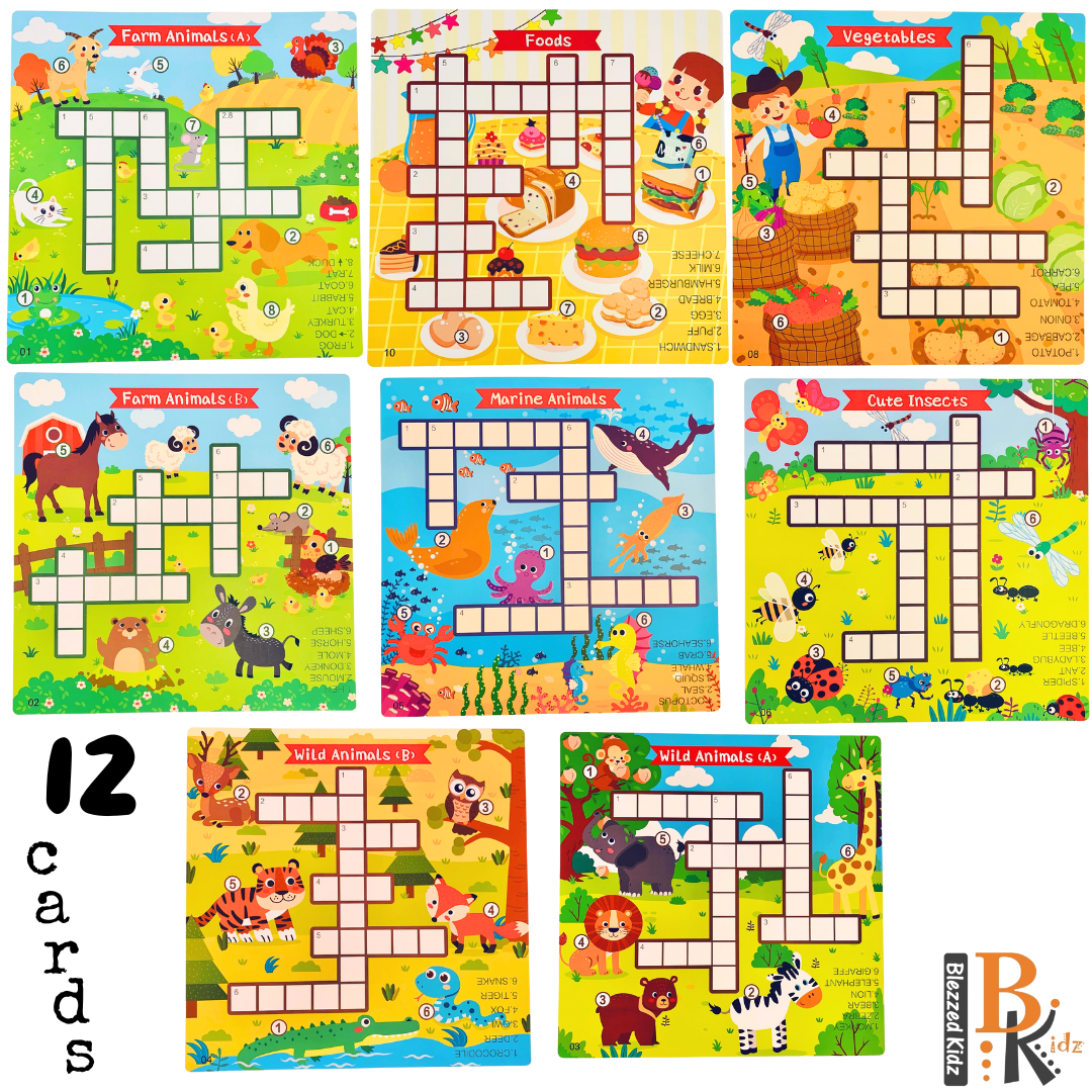 Children’s crossword game