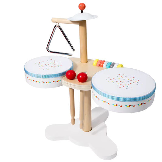 Wooden Kids Drum Kit Set