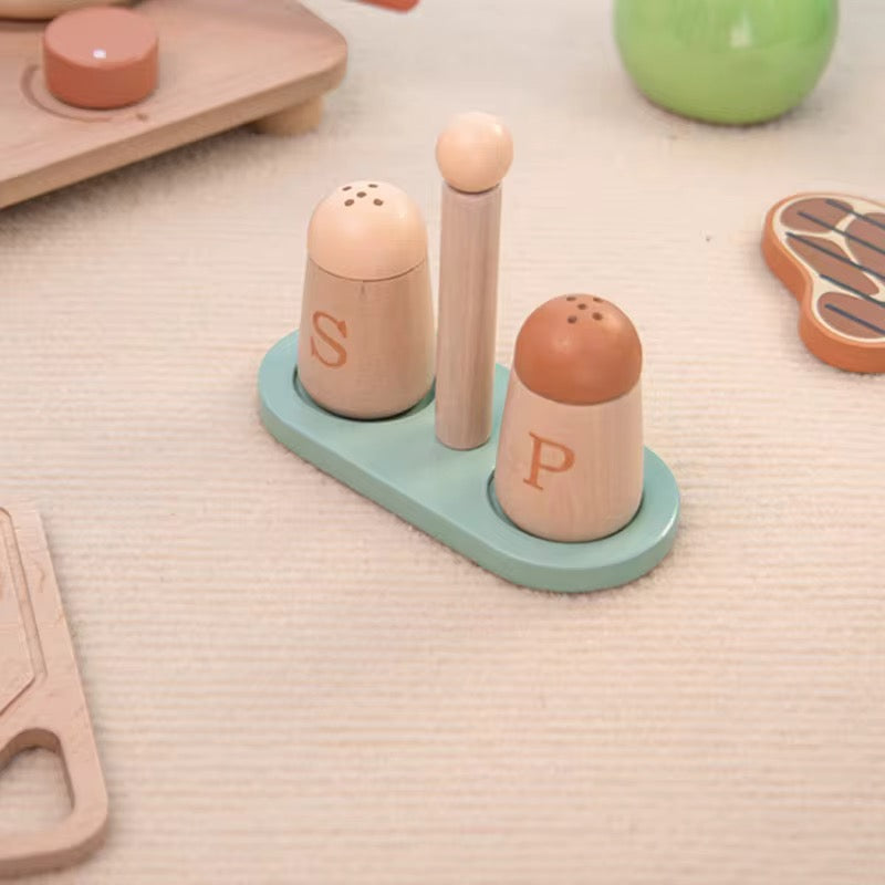 Wooden Chef Cooking & Cutting Play Set