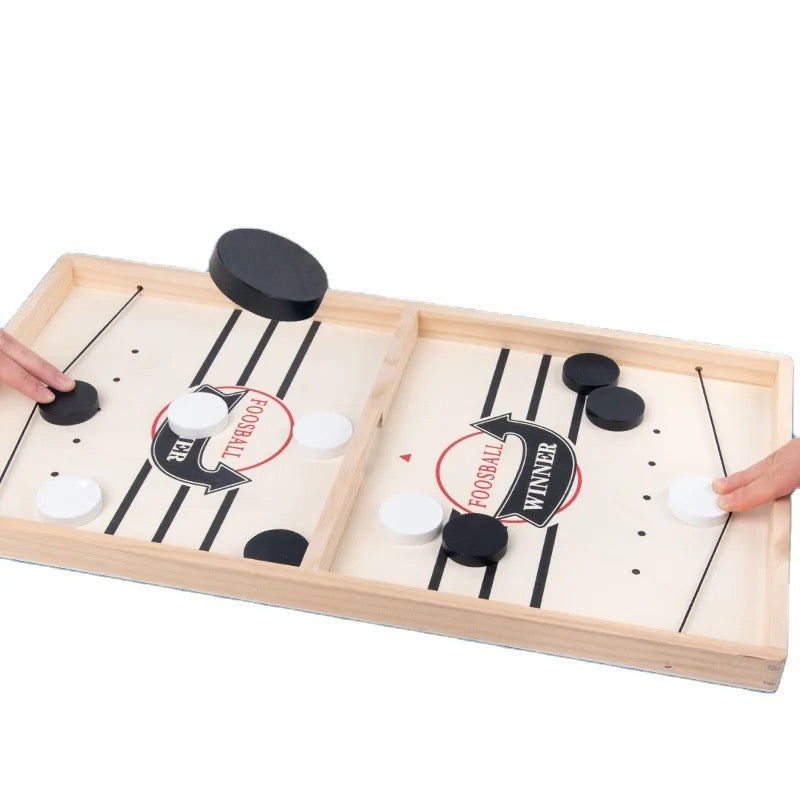 Foosball puck game