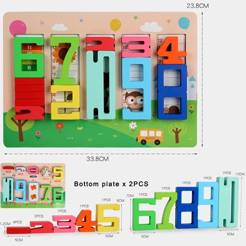 3D Number blocks