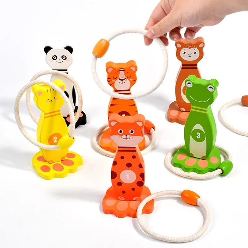 Animal Bowling Hoop Game