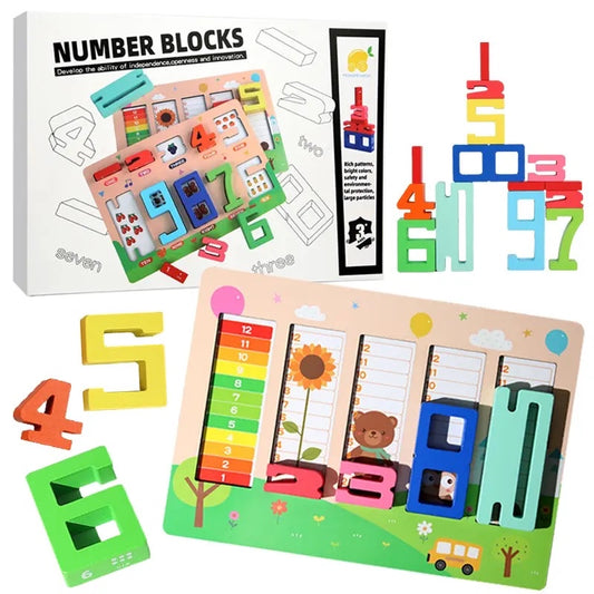 3D Number blocks