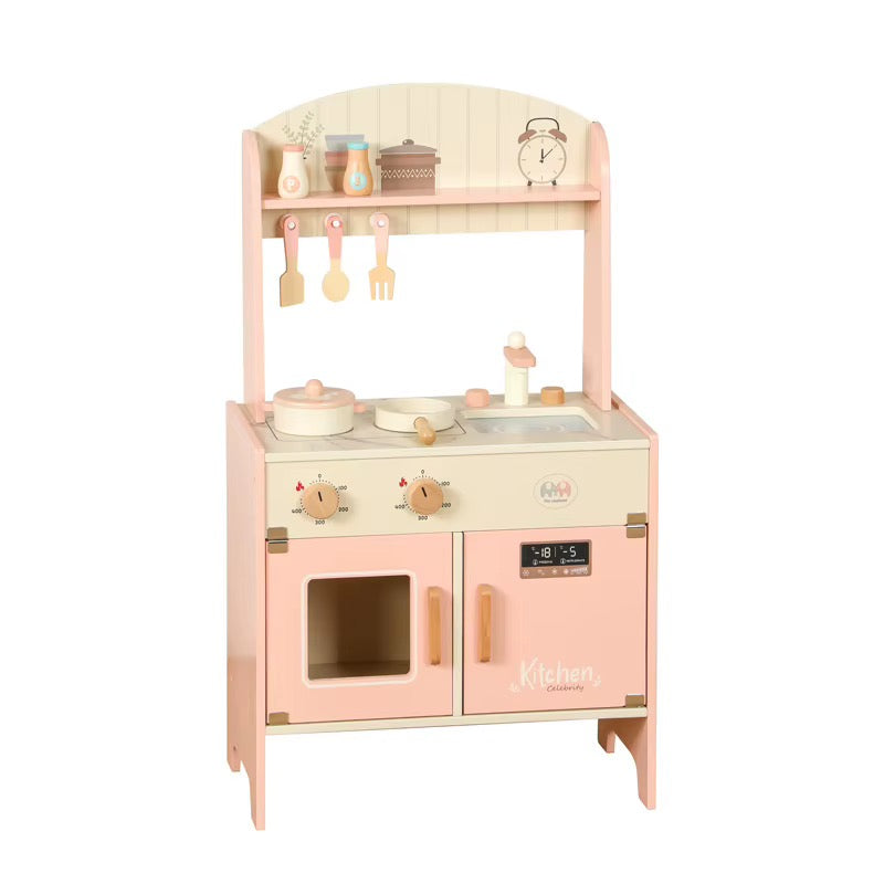 Wooden Dreamy Kitchen Play Set — Pink
