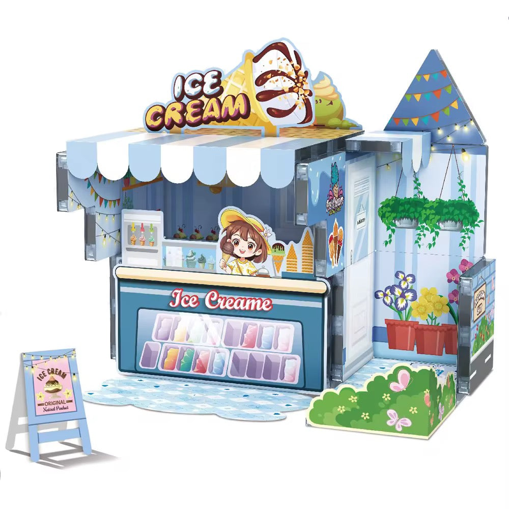 Magnetic Tiles Ice Cream Shop