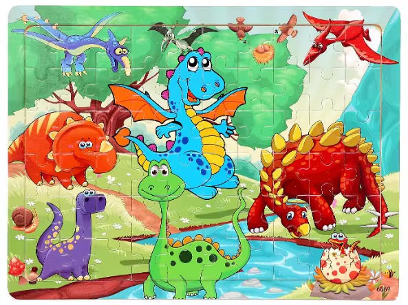 60pc Wooden Puzzle