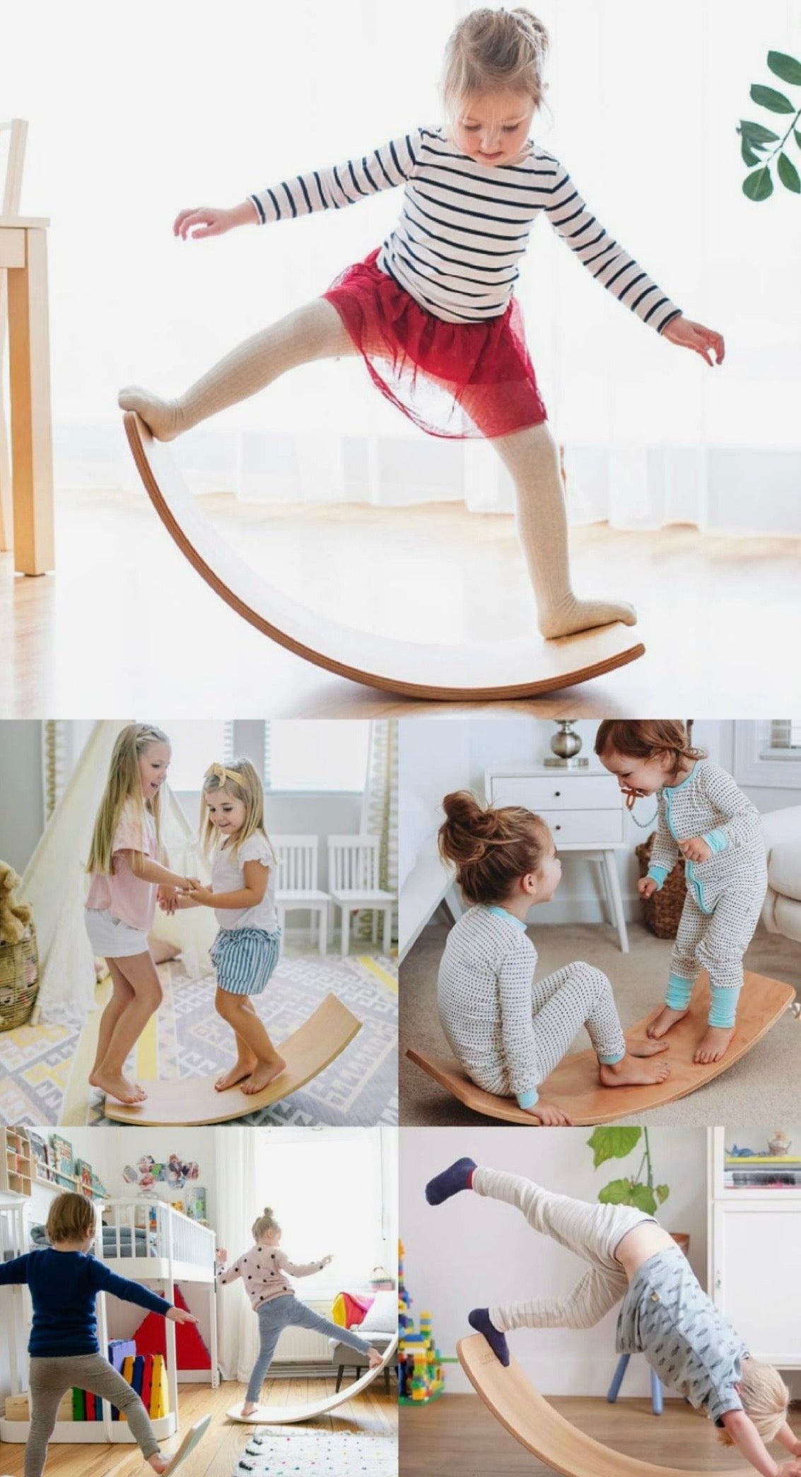 Wooden Balance Wobble Board Large
