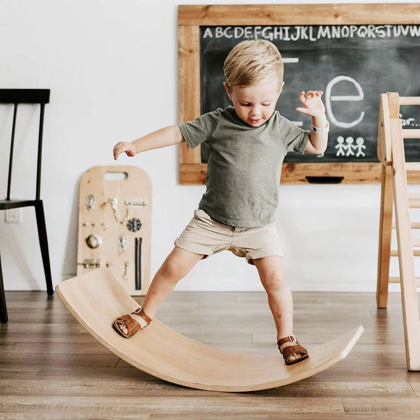 Wooden Balance Wobble Board Large