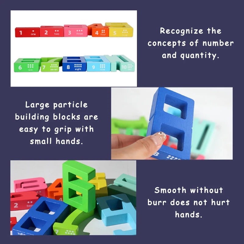 3D Number blocks