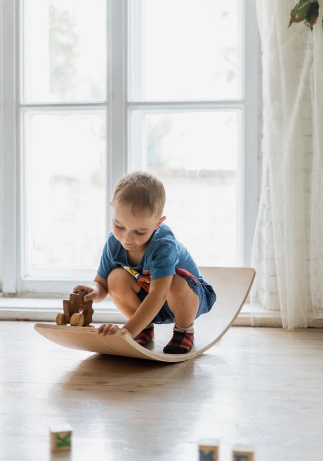 Wooden Balance Wobble Board Large