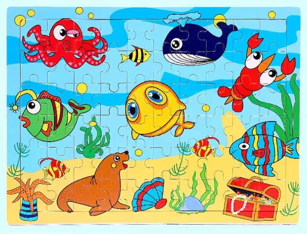 60pc Wooden Puzzle