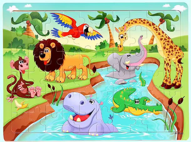 60pc Wooden Puzzle