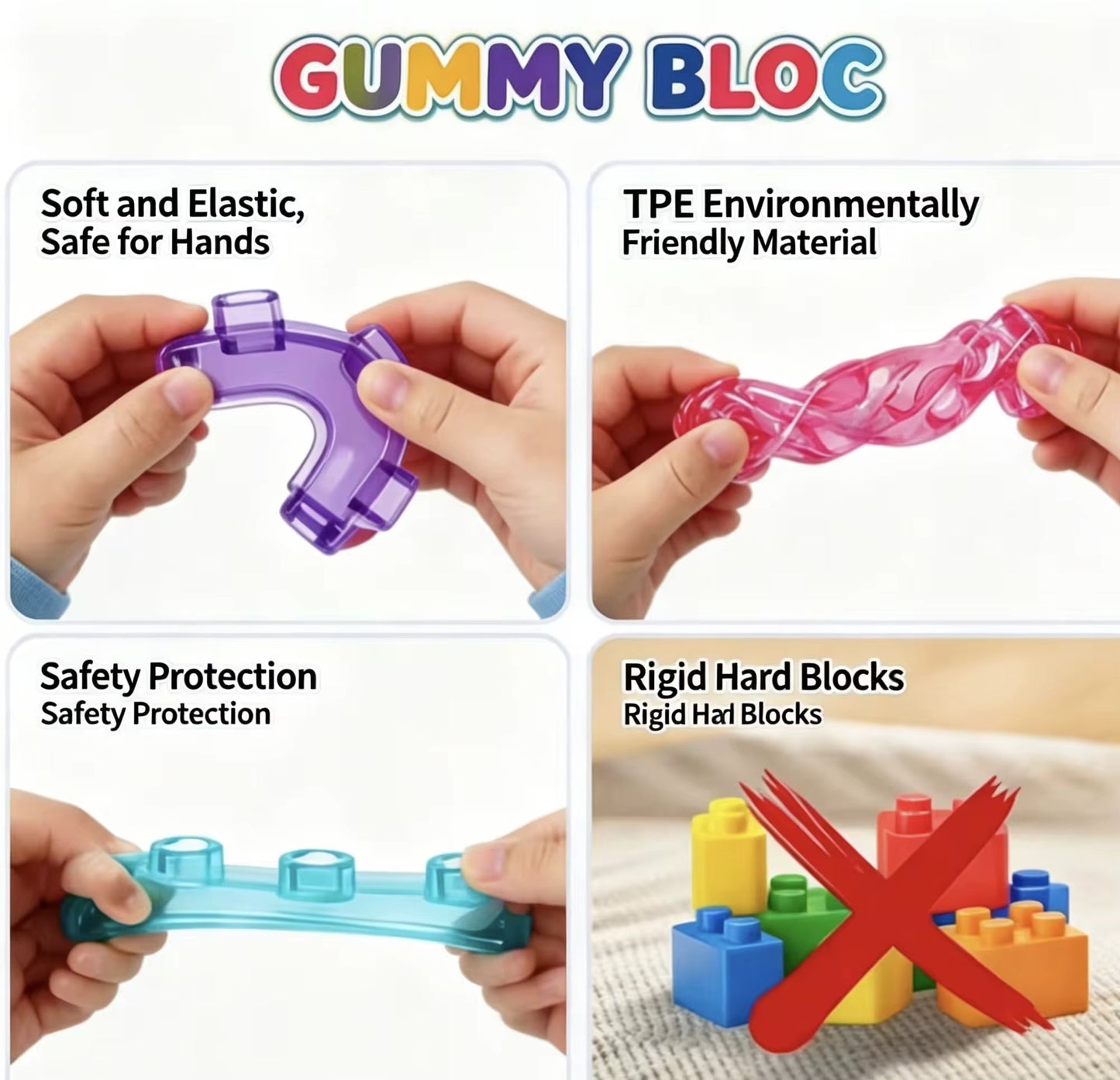 Squishy Gummy Builder Blocks