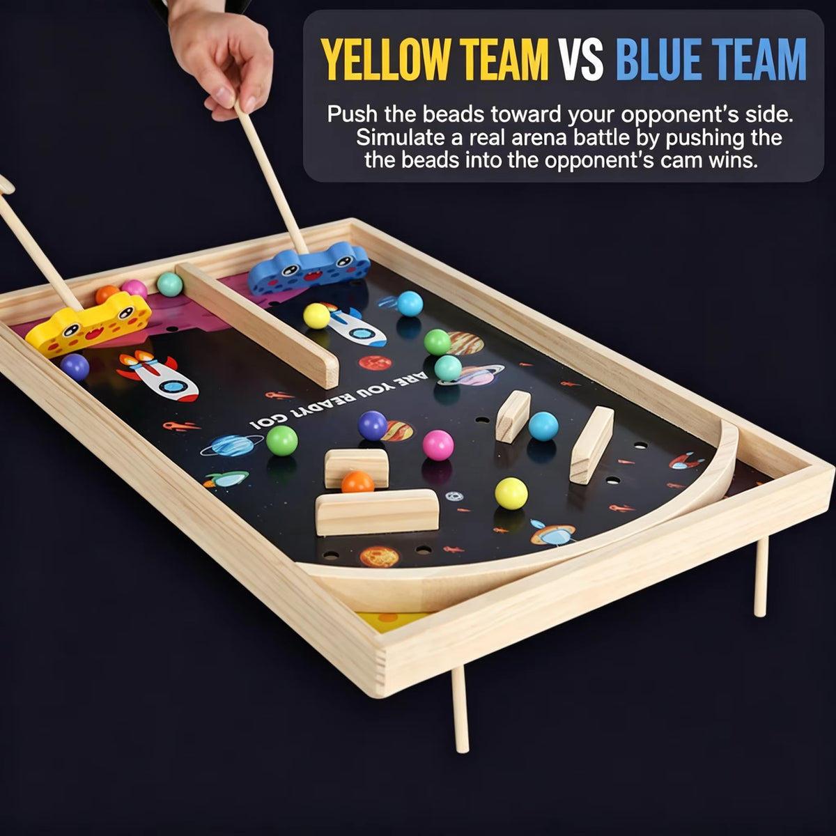 Space Adventure Marble Pinball Board Game