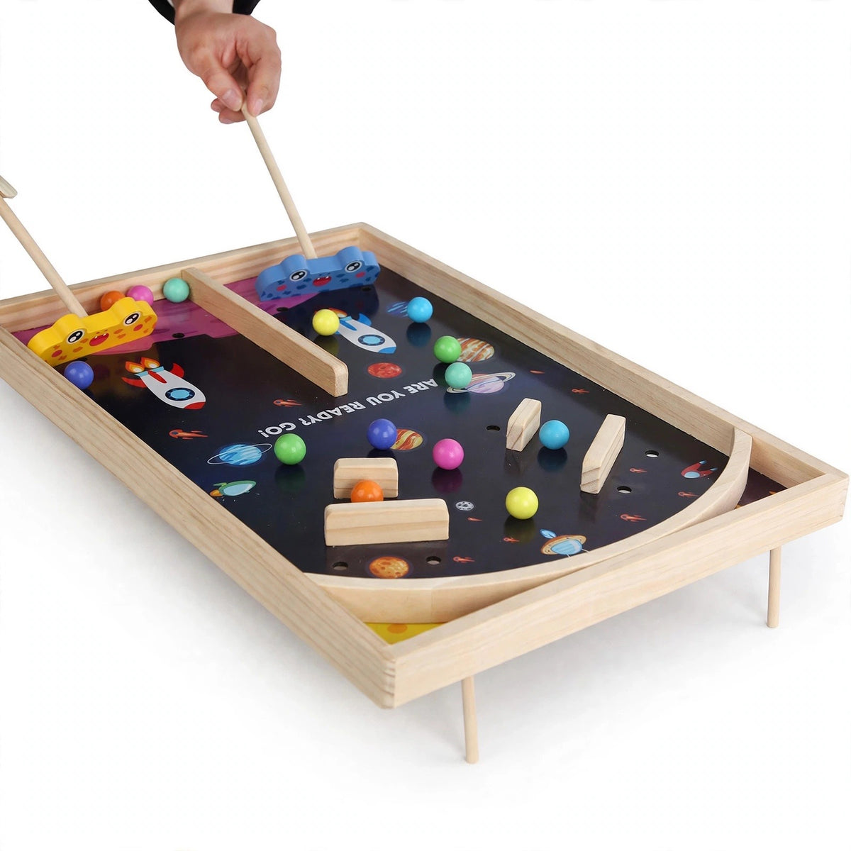 Space Adventure Marble Pinball Board Game