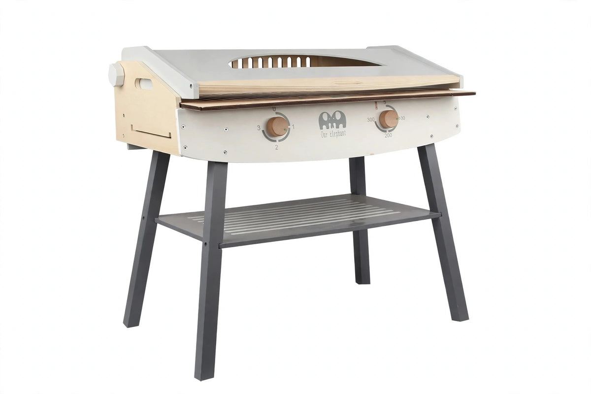 Wooden BBQ Braai Grill Play Set — Large